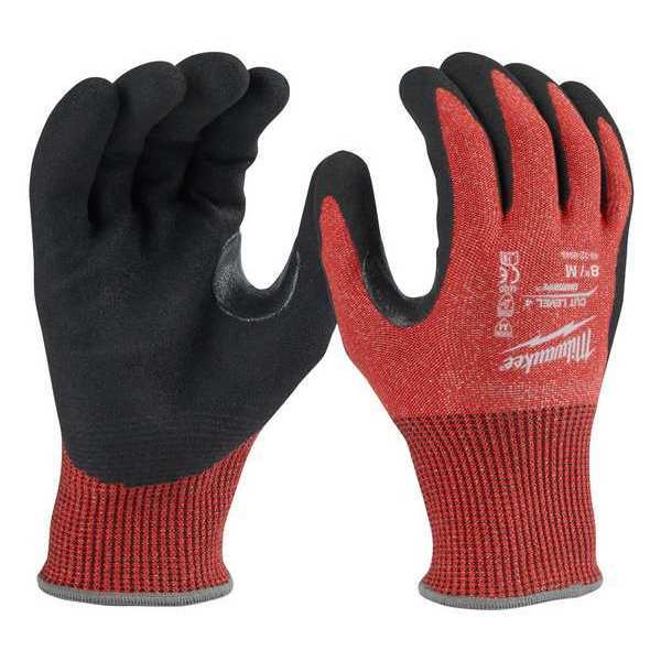 Level 4 Cut Resistant Nitrile Dipped Gloves - Medium