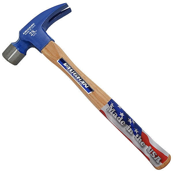 Ripping Hammer, 28 oz., Steel, Wood Handle