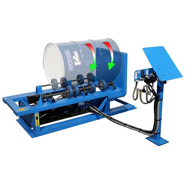 Drum Roller, Hydraulic Lift Drum Loading