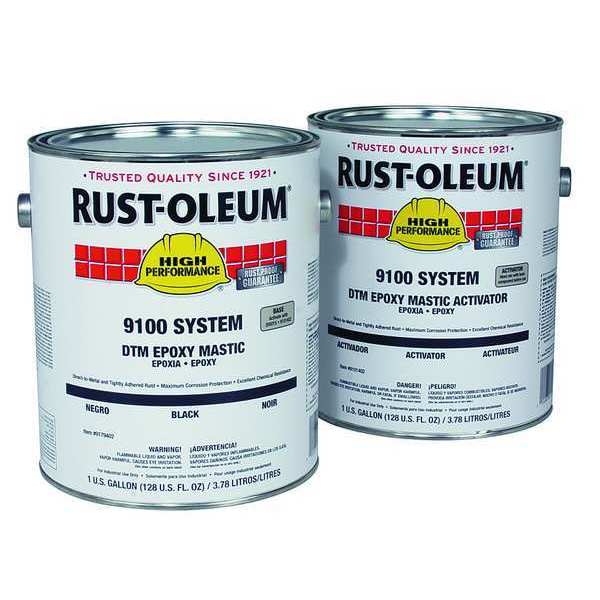 Epoxy Activator and Finish Kit, Marlin Blue, Semi-gloss, (2) 1 gal, 100 to 175 sq ft/gal