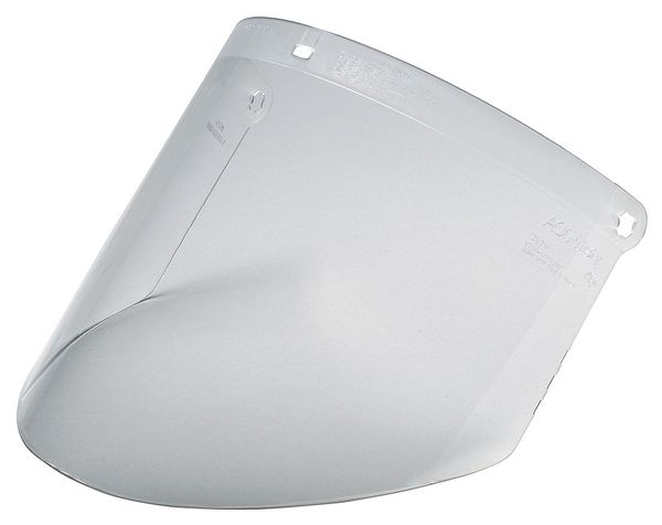 Single Crown Headgear for Faceshield, Thermoplastic, Dielectric Protection, Ratchet, Blue