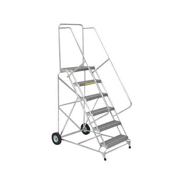 83 in H Aluminum Wheelbarrow Ladder, 5 Steps