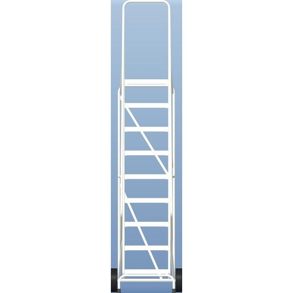 123 in H Aluminum Wheelbarrow Ladder, 9 Steps
