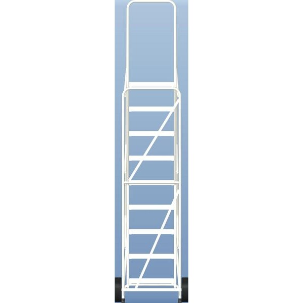123 in H Aluminum Wheelbarrow Ladder, 9 Steps