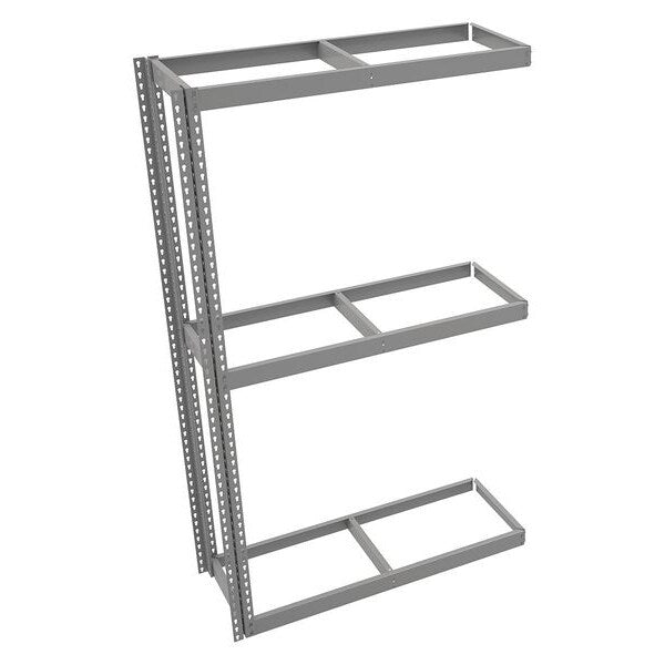 Boltless Rack Add-On Unit, 72 Wx18 Dx84 H
