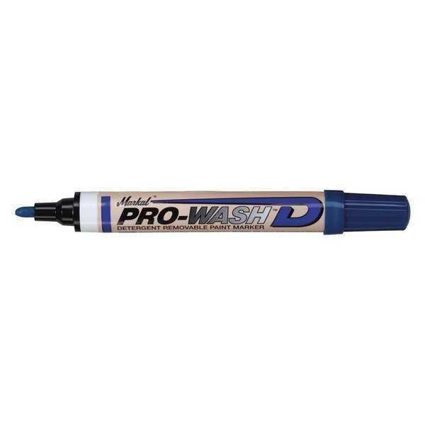 Detergent Removable Liquid Paint Marker, Medium Tip, Blue Color Family, Paint