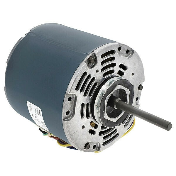 HVAC Motor, 42 Frame, 3/8 in Shaft Dia.