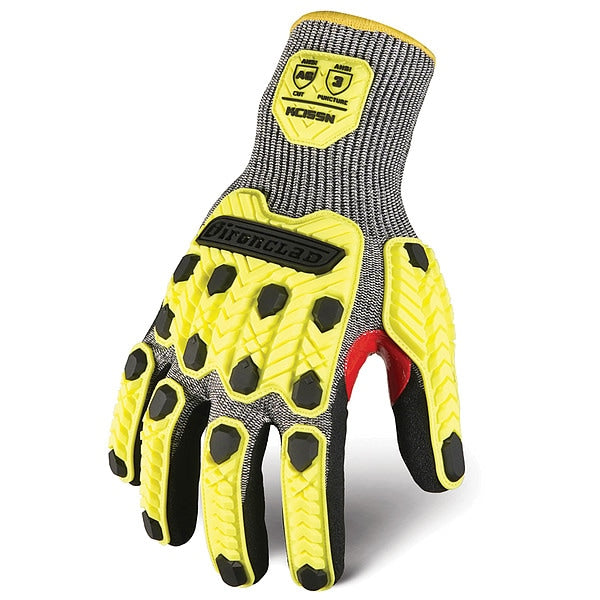 Knit Gloves, A6, HPPE/Steel, ANSI, L, PR