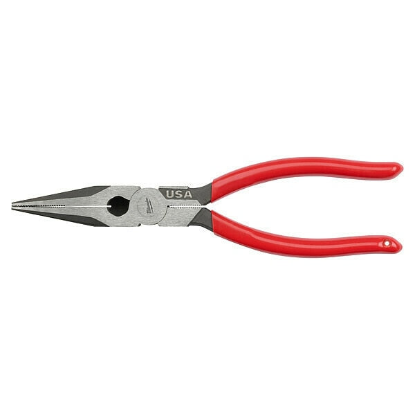 8 in. Long Nose Dipped Grip Pliers (Made in USA)