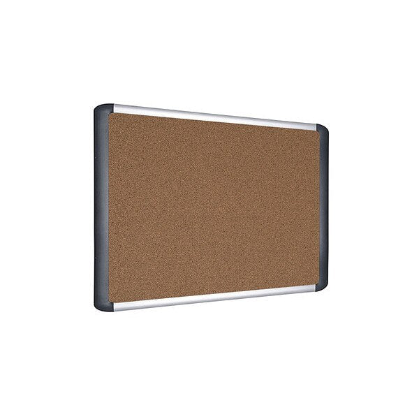 Tech Cork Board 3 ft.x4ft., Aluminum Frame