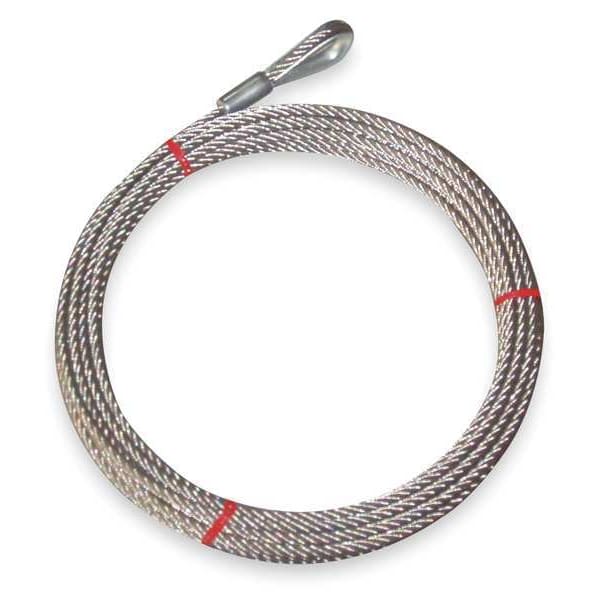 Cable, 1/4 In, 50 Ft, 1400 Lb Capacity