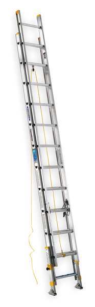Aluminum Extension Ladder, 250 lb Load Capacity