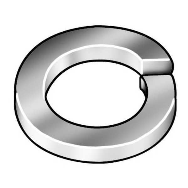 Split Lock Washer, Fits Bolt Size 1/2 in Alloy Steel, Zinc Yellow Finish, 3750 PK