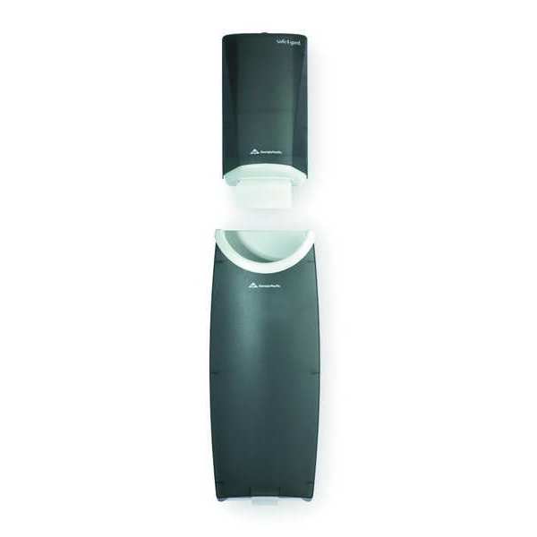 Dispenser & Receptacle, Plastic, Smoke