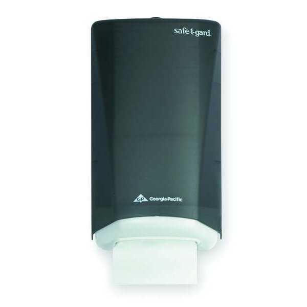 Door Tissue Dispenser, Plastic, Smoke