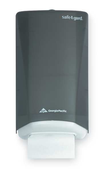 Door Tissue Dispenser, Plastic, Smoke