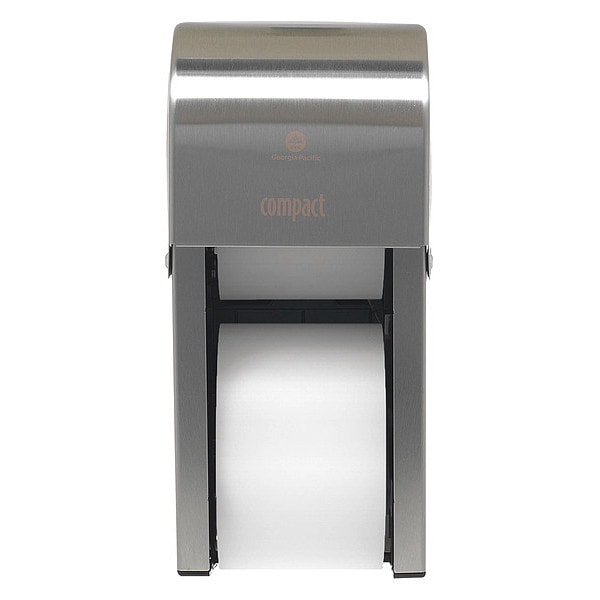 Toilet Paper Dispr, Coreless, 13-1/2 In. H, Length: 6.5