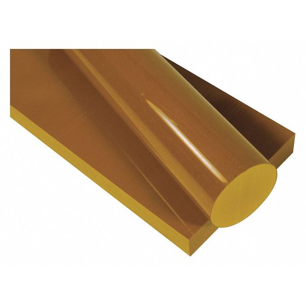 Yellow/Brown PAI Rod Stock 1 ft. L, 1/2