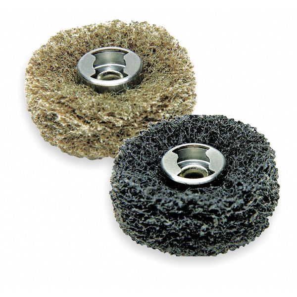 EZ Lock Abrasive Buffs, 1 In D, 7/64T, PK2