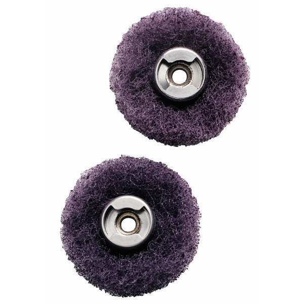 EZ Lock Abrasive Buffs, 1 In D, 7/64T, PK2