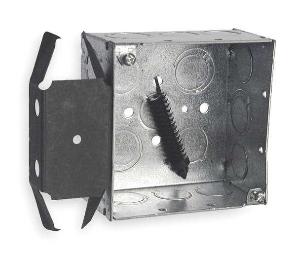 Electrical Box, Square with Bracket