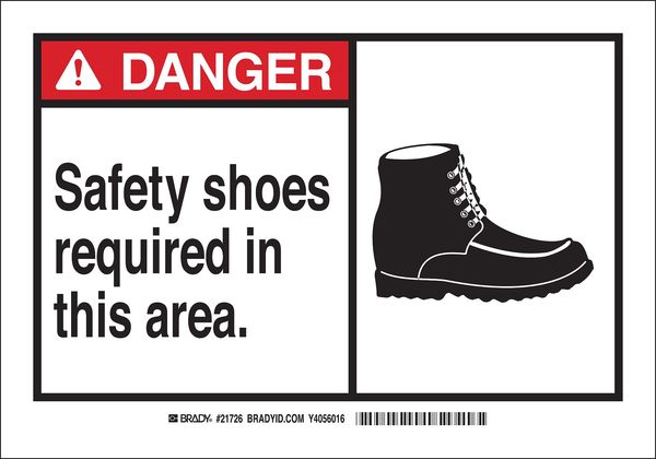 Danger Sign, 7X10