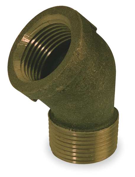 Red Brass 45 Degrees Street Elbow, MNPT x FNPT, 1