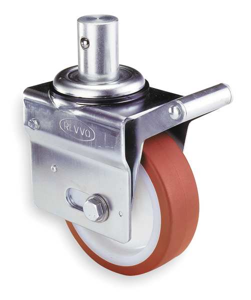 Scaffold Caster, Polyurthan, 5 in., 1320 lb