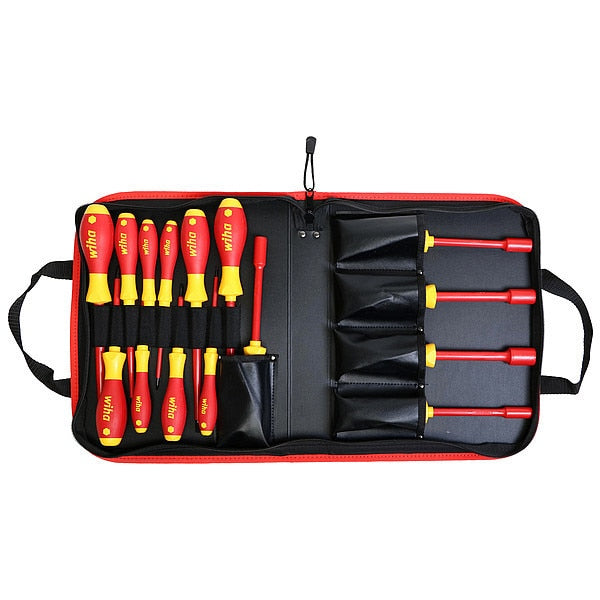 Insulated Screwdriver/Nutdriver Set, 15pc