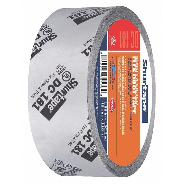 HVAC Tape, 48x110m, 3 mil, Silver Metallic