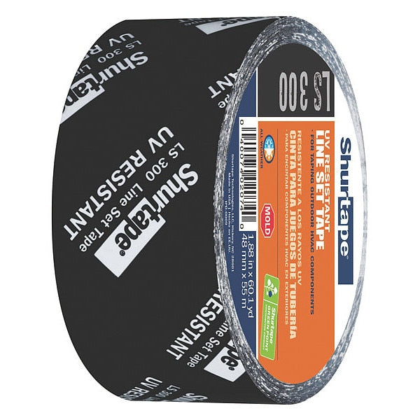 HVAC Tape, 48mm x 55m, 3 mil, Black