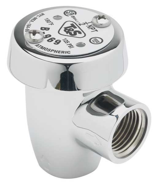 Vacuum Breaker, 3/8 In, Brass