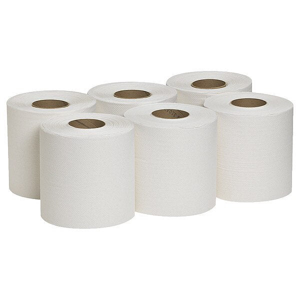 Pacific Blue Basic Center Pull Paper Towels, 1, 1000, 1,000 ft, White, 6 PK