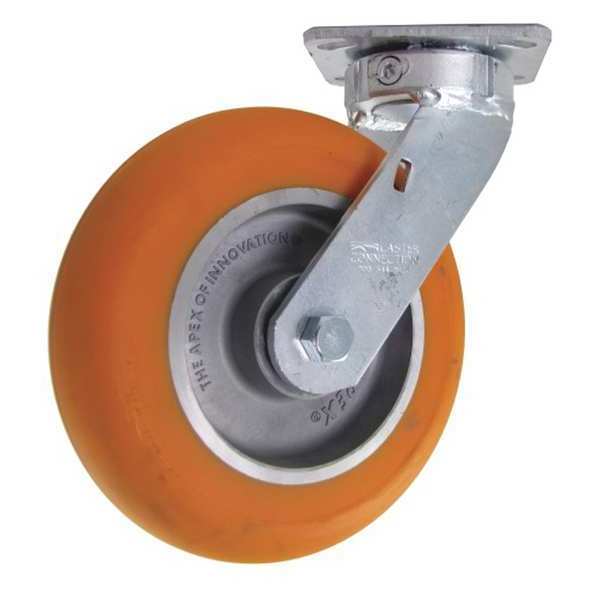 Swivel Plate Caster, Load Rating 1250, 8