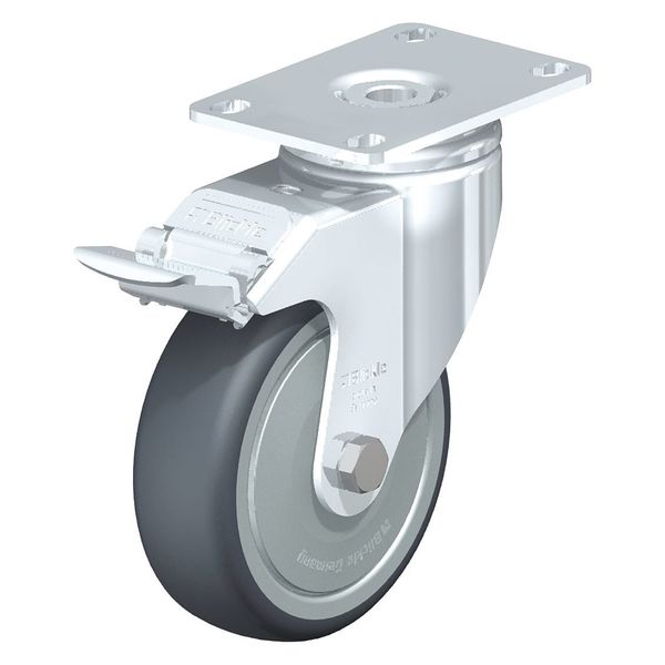 Swivel Plate Caster, TPR, 5