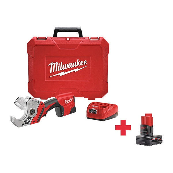 Cordless PVC Shear, 2 Batteries Included