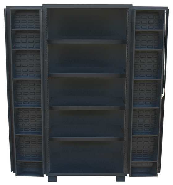 Extra-Heavy Duty Bin Cabinet, 36 in W, 78 in H, 24
