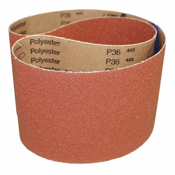 Abrasive Belt, 100 Grit, AO, 2-1/2x72