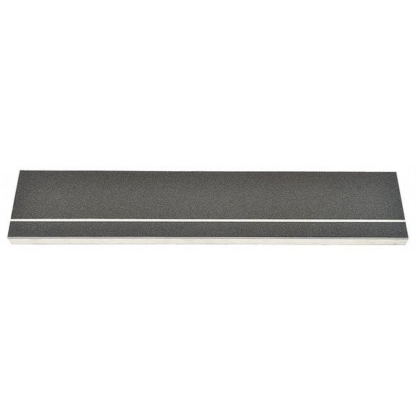 Stair Tread Cover, Black, 36 in. W, Alum