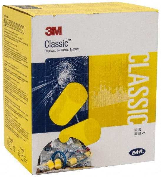 Disposable, Corded, 29 Db, Barrel Earplu