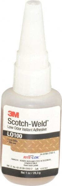 1 Oz Bottle Clear Instant Adhesiveseries