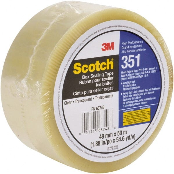 48mm X 50m Clear Rubber Adhesive Sealing