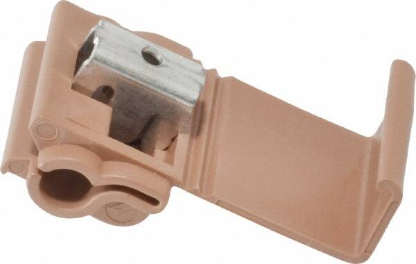 12 To 10 Awg, Brown, Idc, Run & Tap Quic