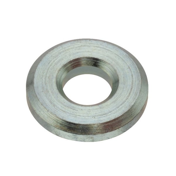 Beveled Washer, Fits Bolt Size #10 Steel Case Hard, Zinc Plt Finish