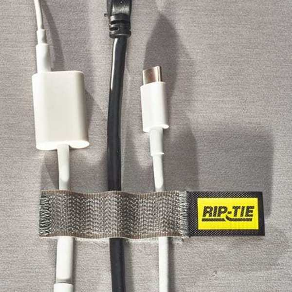 Strap, Adhesive Back, Black, PK5, 5/8x4