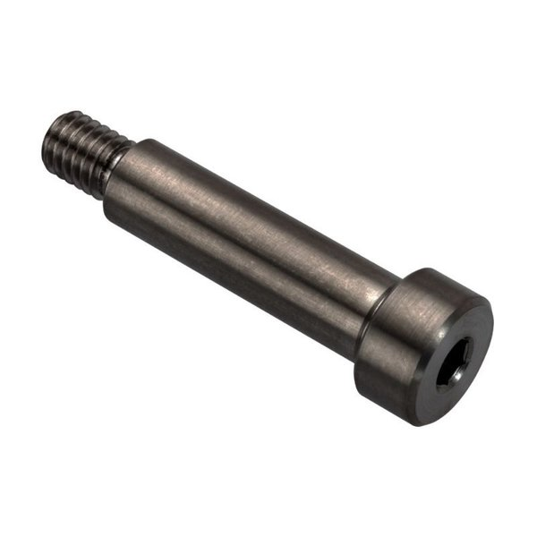 Shoulder Screw, 6g Thr Sz, 5mm Thr Lg, 25 mm Shoulder Lg, Alloy Steel