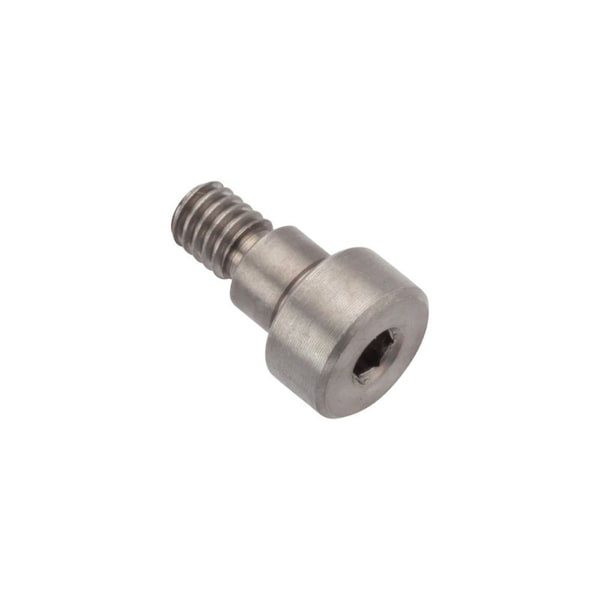 Shoulder Screw, 6g Thr Sz, 5mm Thr Lg, 4 mm Shoulder Lg, Stainless Steel