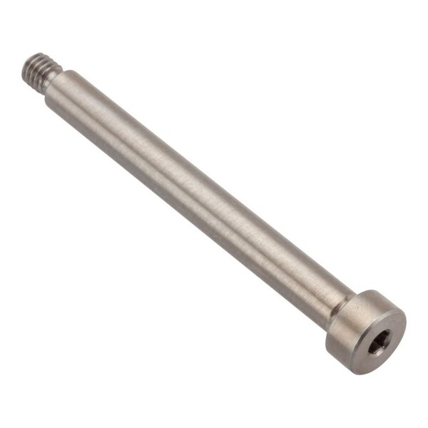 Shoulder Screw, 6g Thr Sz, 5mm Thr Lg, 45 mm Shoulder Lg, 18-8 Stainless Steel
