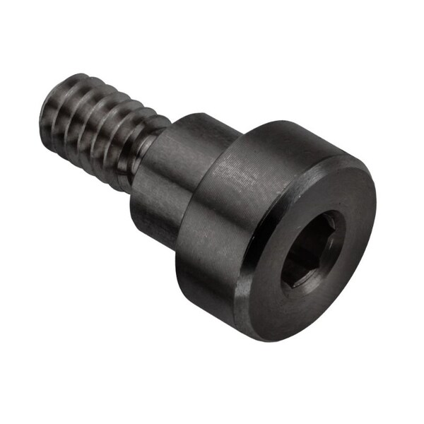 Shoulder Screw, 6g Thr Sz, 5mm Thr Lg, 4 mm Shoulder Lg, Alloy Steel
