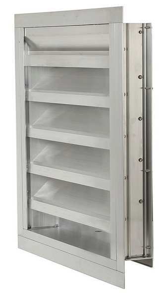 Louver Damper, Adjustable, 18H x 48W